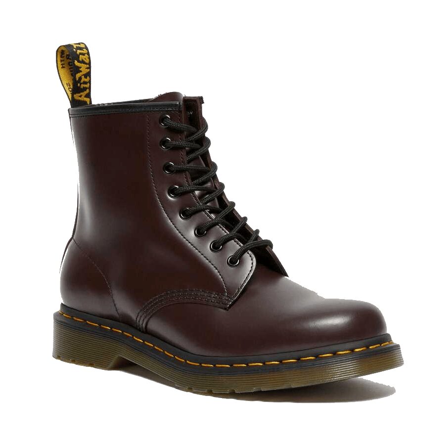 Dr. Martens 1460 Burgundy Smooth 8-Eye Boot – Red Zone
