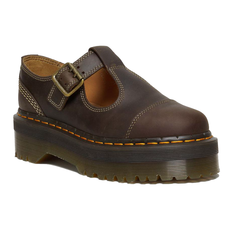 Dr. Martens Bethan Arc Crazy Horse Leather Platform Mary Janes