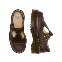 Thumbnail for Dr. Martens Bethan Arc Crazy Horse Leather Platform Mary Janes