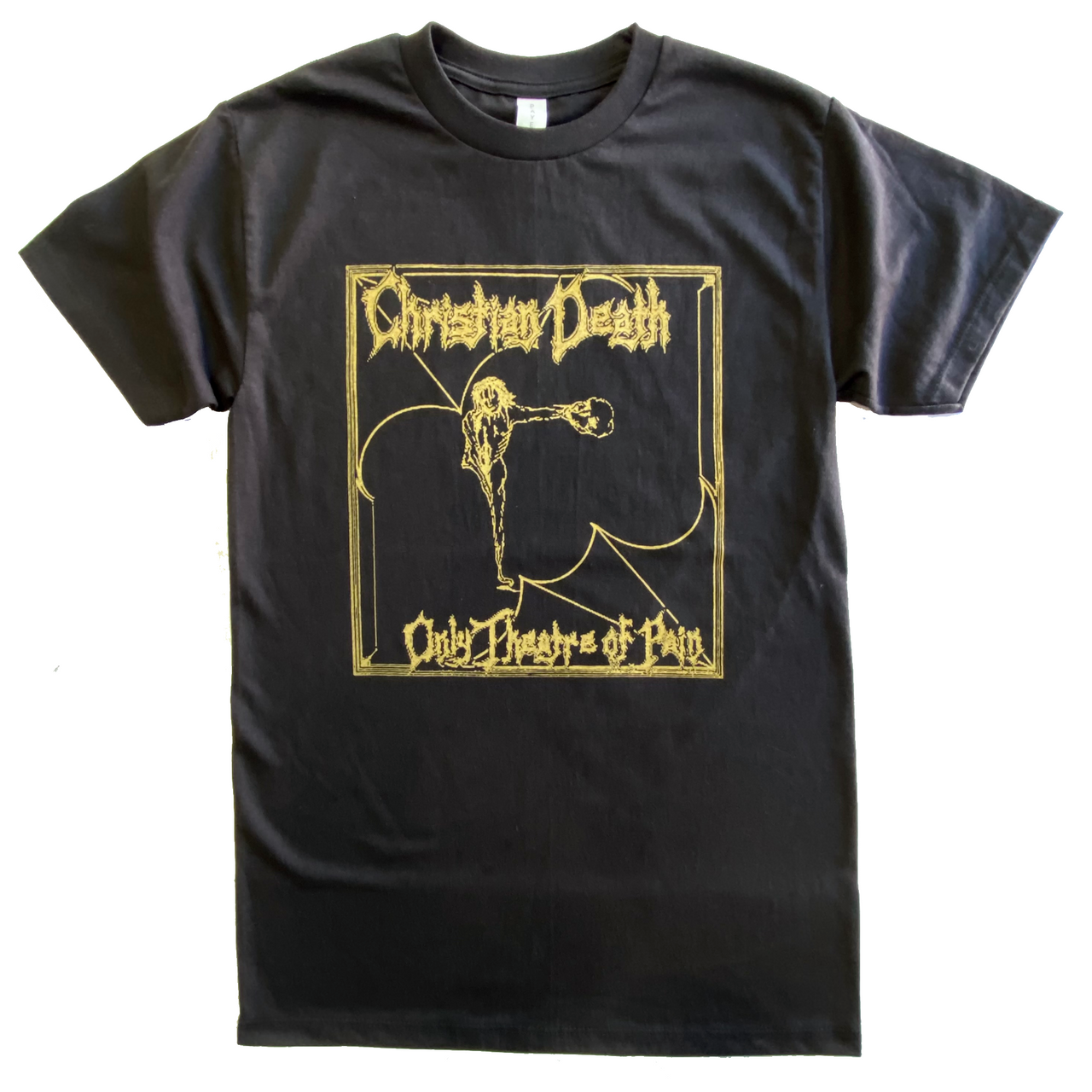 Christian Death Only Theatre of Pain Gold T-Shirt