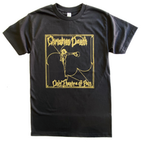 Thumbnail for Christian Death Only Theatre of Pain Gold T-Shirt