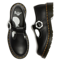 Thumbnail for Dr. Martens Polley Flower Leather Mary Janes