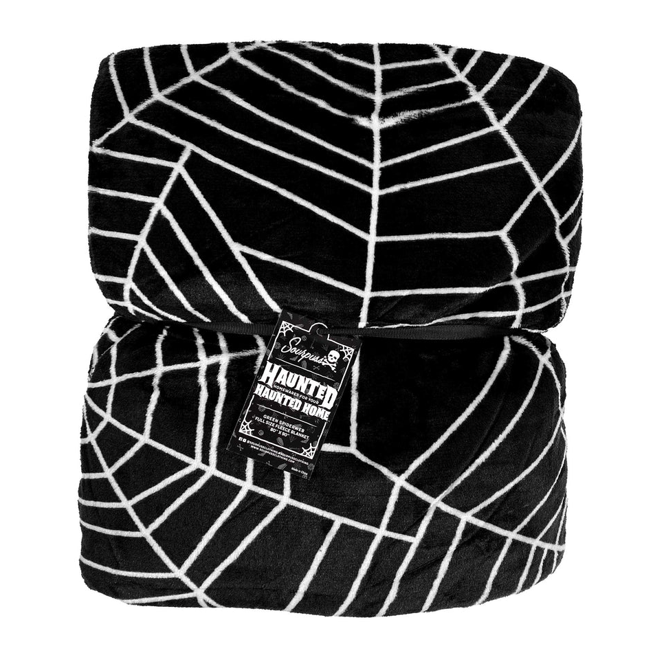 Spiderweb Full Size Blanket by Sourpuss Clothing