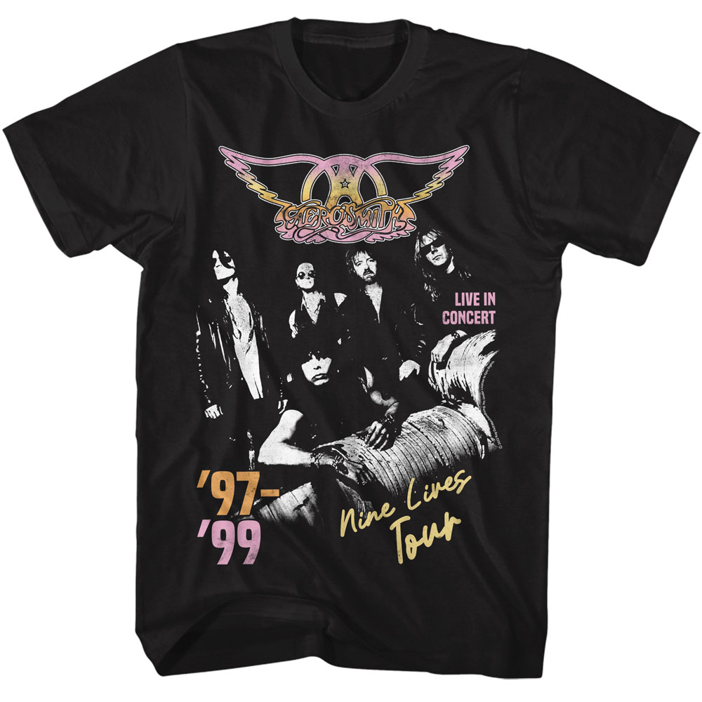 Aerosmith Nine Lives Tour T-Shirt