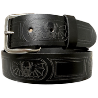 Thumbnail for Bat Skull Leather Belt