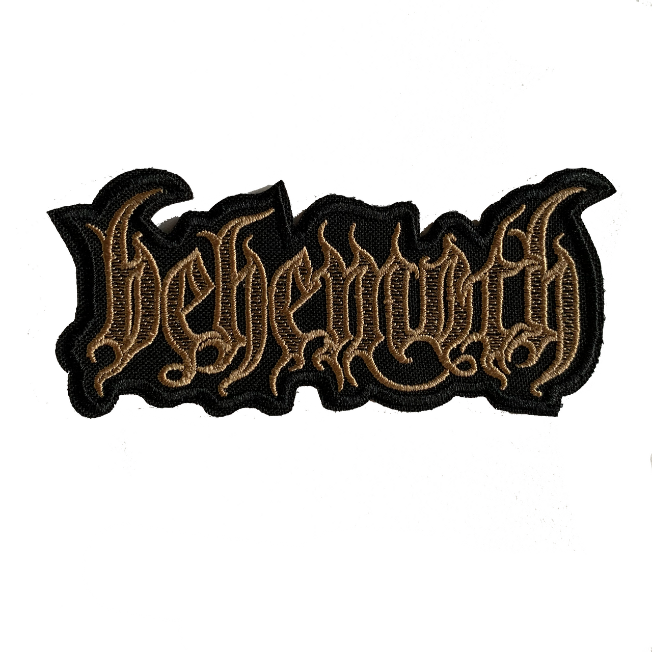 Behemoth Brown Embroidered Patch