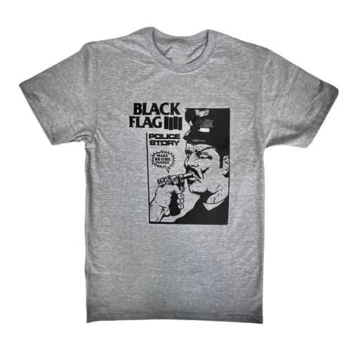 Black Flag Police Story T-Shirt