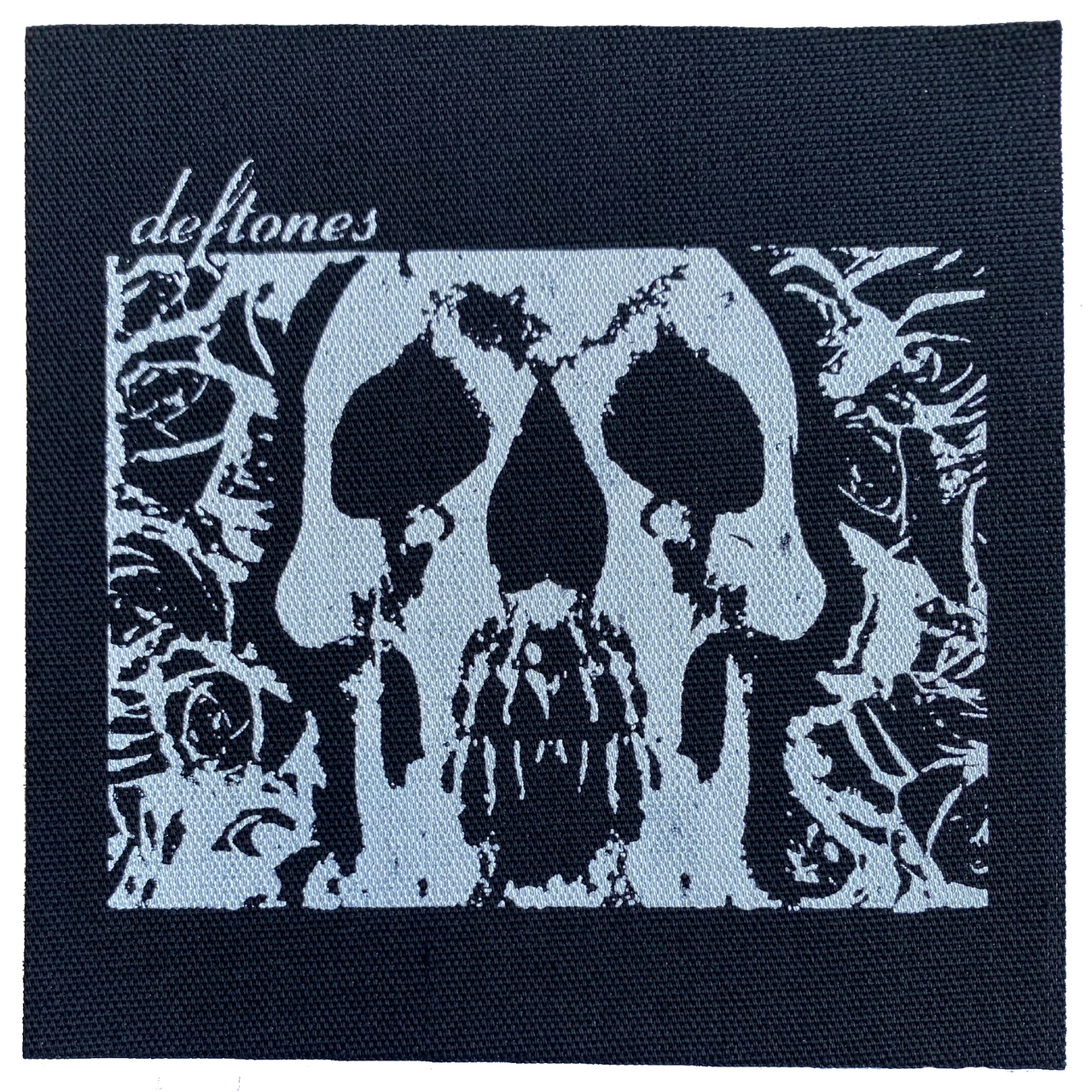 Deftones Skull Cloth Patch