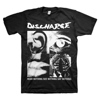 Thumbnail for Discharge Hear Nothing See Nothing Say Nothing T-Shirt