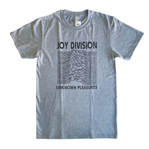 Joy Division Unknown Pleasures Gray T-Shirt