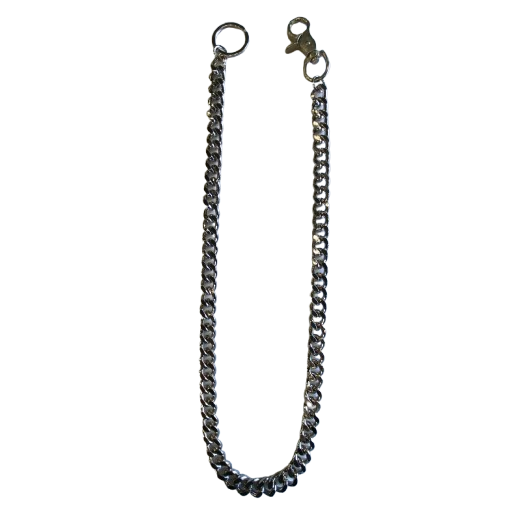 Chrome Medium Link Wallet Chain 30"