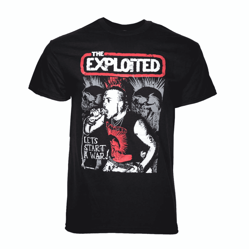 Exploited Let's Start a War T-Shirt