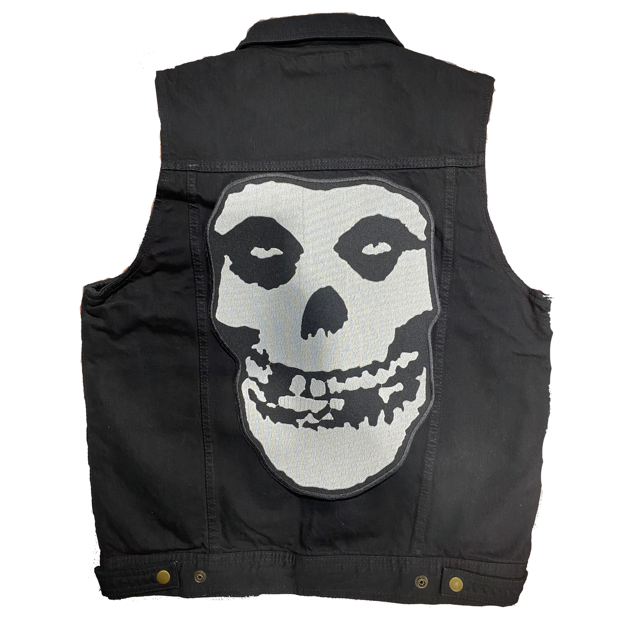 Misfits Fiend Skull Cloth Back Patch – Red Zone