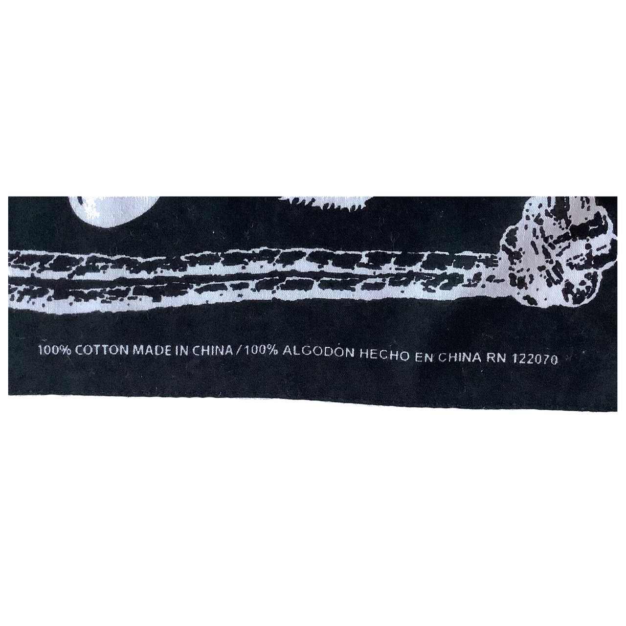 Pirate Skull Crossbones Print Bandana