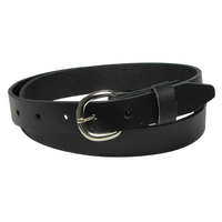 Thumbnail for Plain Black Leather Belt 1