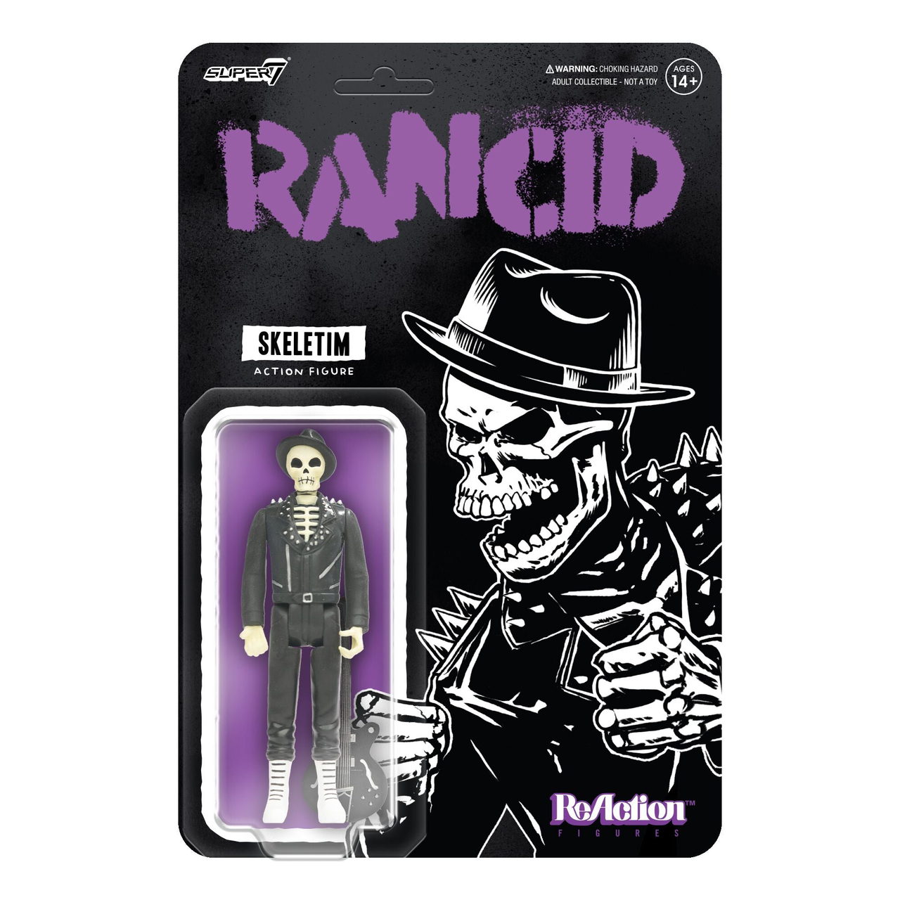 Rancid Skeletim Time Bomb Figure by Super7