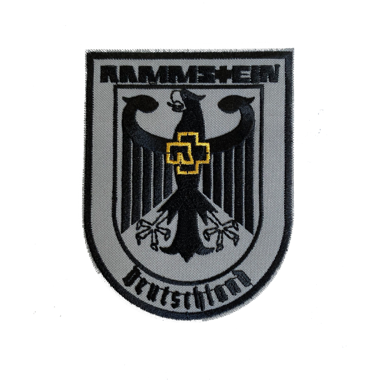 Rammstein Deutschland Embroidered Patch – Red Zone