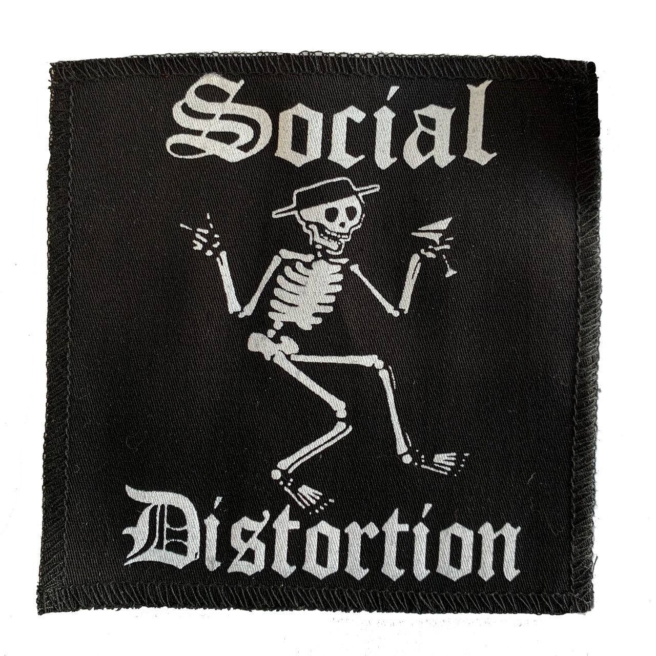 Social Distortion Skelly Cloth Patch