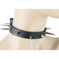 Thumbnail for Tall Cone Spiked Choker