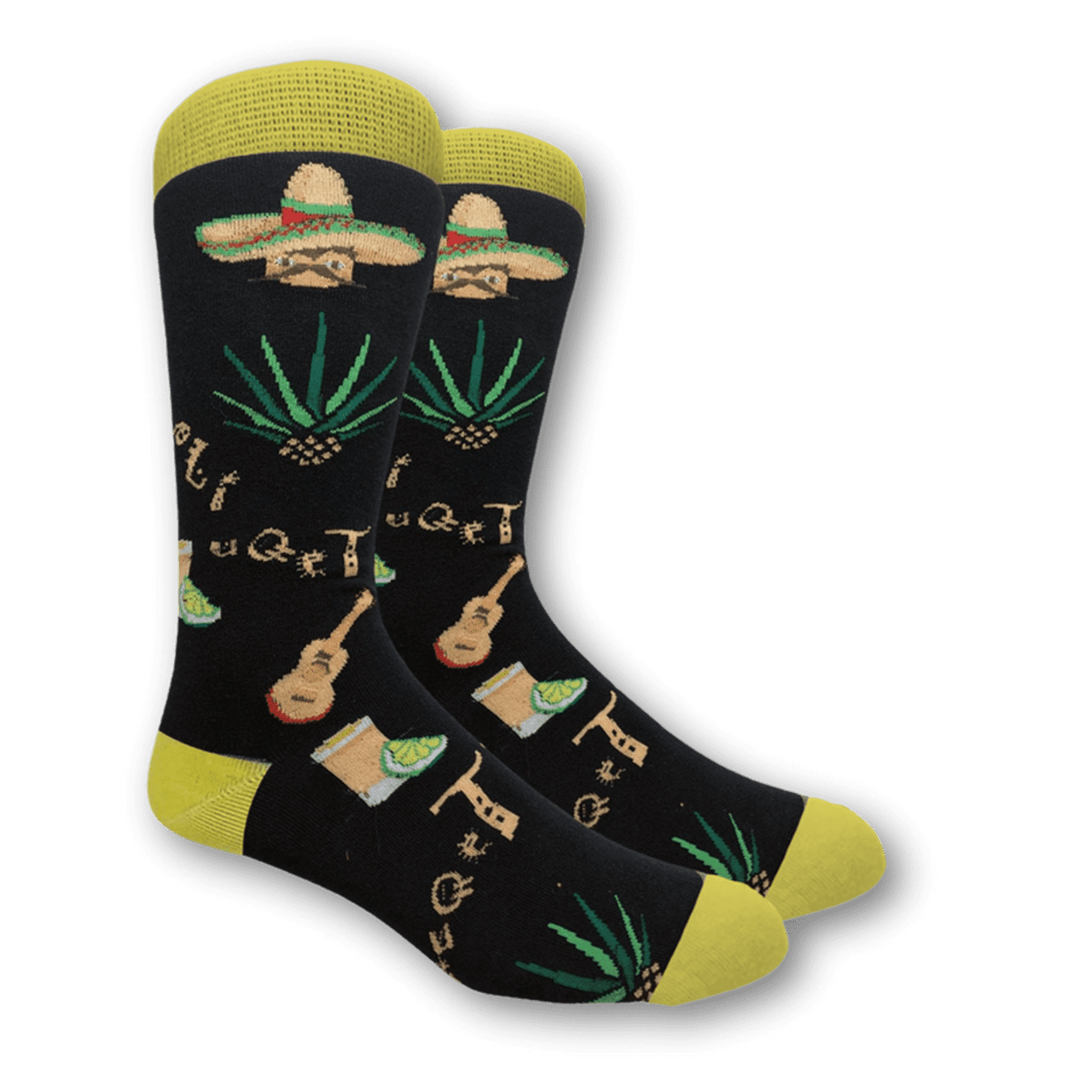 Tequila and Guitar Crew Socks