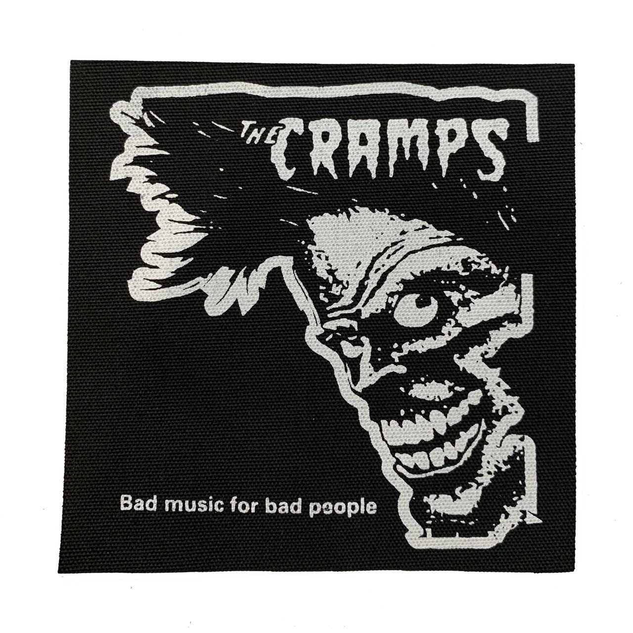 Cramps Bad Music for Bad People Cloth Patch