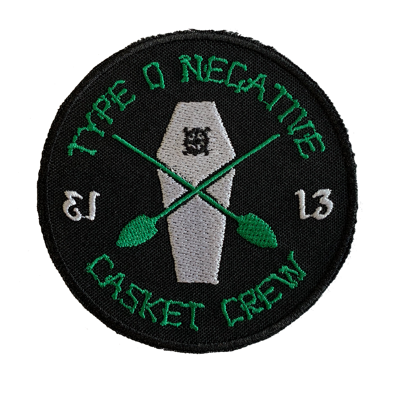 Type O Negative Casket Crew Embroidered Patch